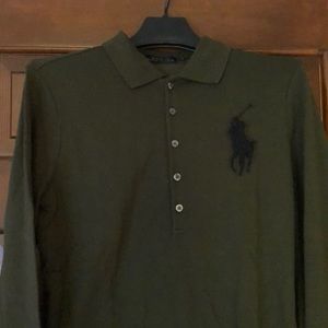 Polo Ralph Lauren size medium green polo
